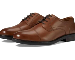 Johnston & Murphy Oxfords<Mason Cap Toe Black Full Grain