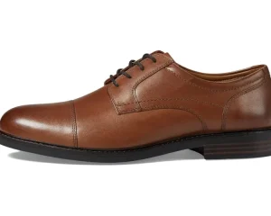 Johnston & Murphy Oxfords<Mason Cap Toe Black Full Grain