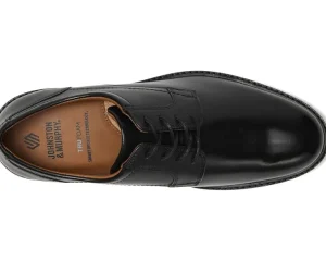 Johnston & Murphy Oxfords<Mason Plain Toe Black Full Grain