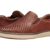 Johnston & Murphy Wide | Adaptive<McGuffey Woven Casual Slip-On Sneaker Tan Full Grain