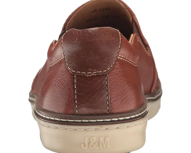 mcguffey_woven_casual_sli_4.webp Johnston & Murphy Wide | Adaptive<McGuffey Woven Casual Slip-On Sneaker Tan Full Grain