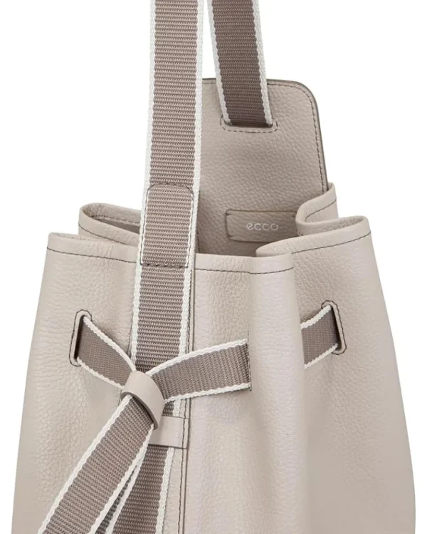 ECCO Bags<Medium Sail Bag Black Pebbled Leather