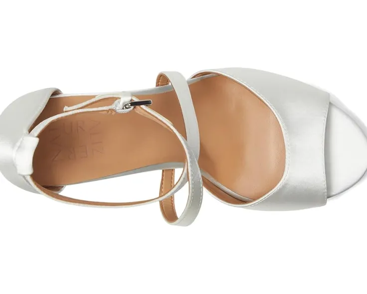 melody_1-1.webp Naturalizer Heels<Melody Pearl White Satin Fabric