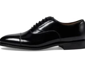 Johnston & Murphy Adaptive | Oxfords<Melton Classic Dress Cap Toe Oxford Black Brushed Veal