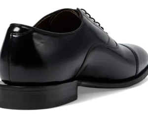 Johnston & Murphy Adaptive | Oxfords<Melton Classic Dress Cap Toe Oxford Black Brushed Veal