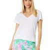 Lilly Pulitzer Shirts & Tops<Meredith Tee Resort White