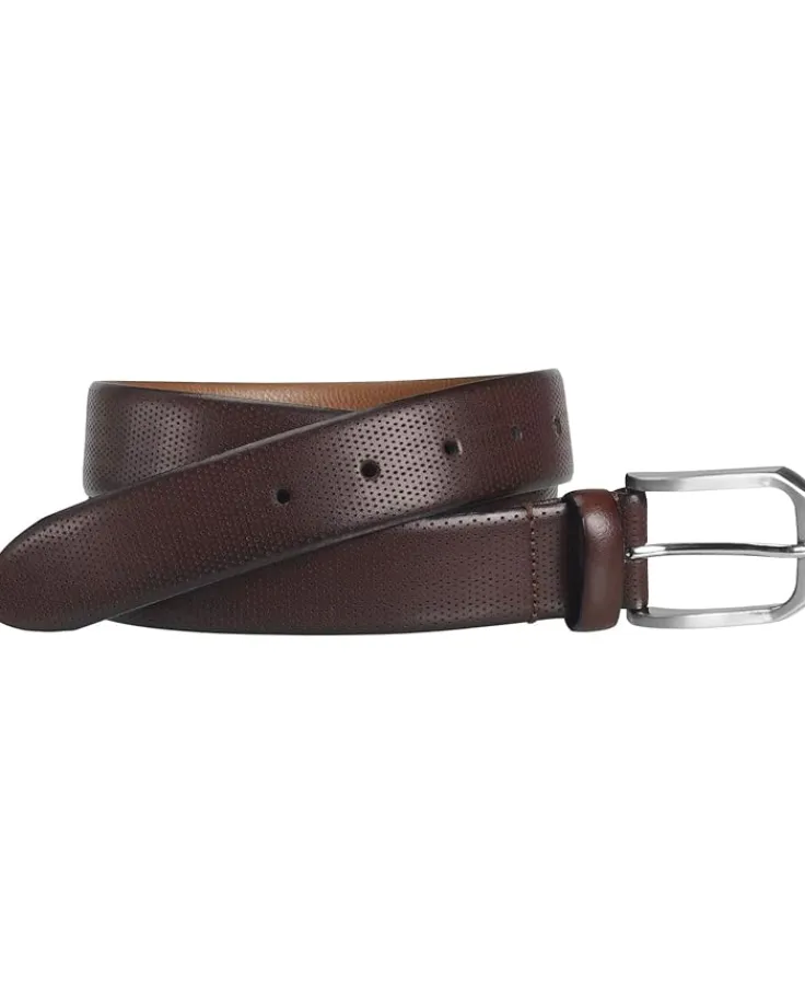micro_perf_belt_0.webp Johnston & Murphy Belts<Micro Perf Belt Burgundy