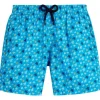Vilebrequin Kids Shorts<Micro Turtle Jihin Bleu Hawaii