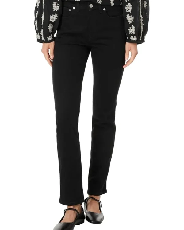 Madewell Jeans & Denim<Midrise Stovepipe in Black Rinse Wash