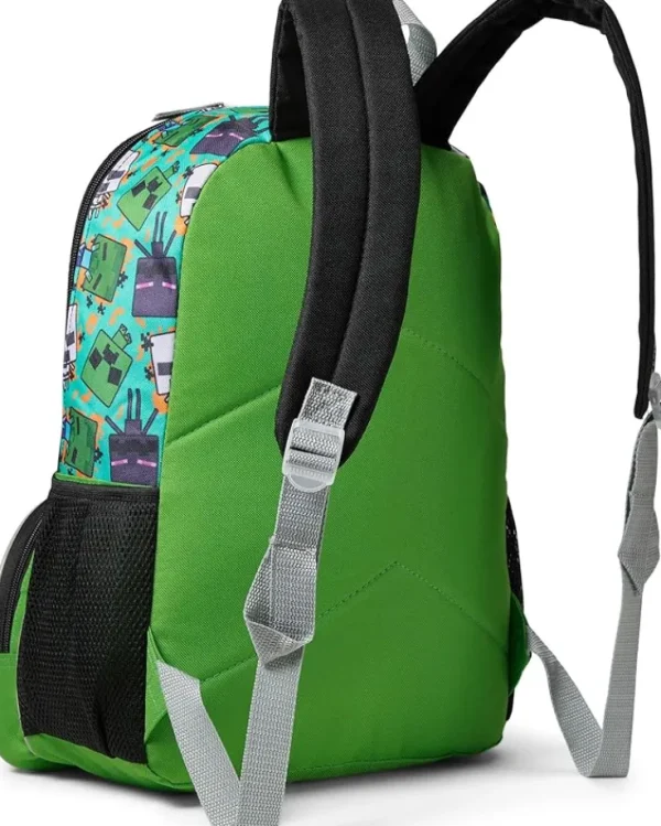 BIOWORLD Kids Backpacks<Minecraft Backpack (Little Kid/Big Kid) Green 1