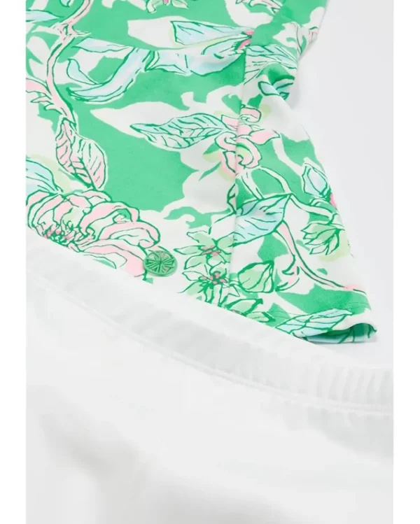 Lilly Pulitzer Kids Dresses<Mini Dania Dress Upf 50+ (Toddler/Little Kids/Big Kids) Spearmint Blossom Views