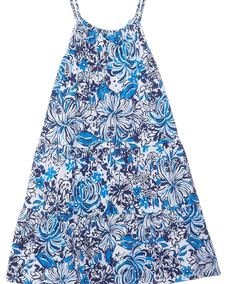 mini_loro_dress_toddlerli_0.webp Lilly Pulitzer Kids Dresses<Mini Loro Dress (Toddler/Little Kids/Big Kids) Low Tide Navy Pandarama