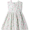 Janie and Jack Dresses<Mint Floral Dress (Big Kids) Pink