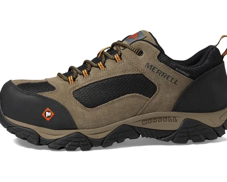 moab_onset_waterproof_com_3.webp Merrell Work Composite Toe | Work & Safety Sneakers<Moab Onset Waterproof Composite Toe Walnut