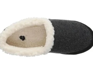 Acorn Slippers<Moc Ragg Dark Charcoal Ragg Wool