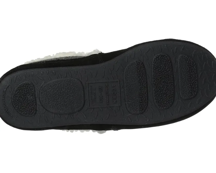 moc_ragg_2.webp Acorn Slippers<Moc Ragg Dark Charcoal Ragg Wool