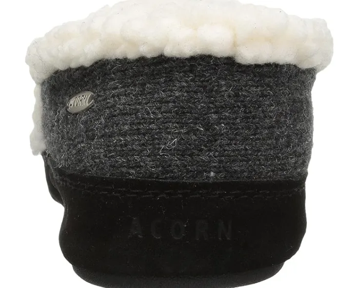 moc_ragg_4.webp Acorn Slippers<Moc Ragg Dark Charcoal Ragg Wool