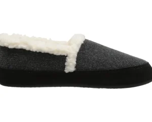 Acorn Slippers<Moc Ragg Dark Charcoal Ragg Wool