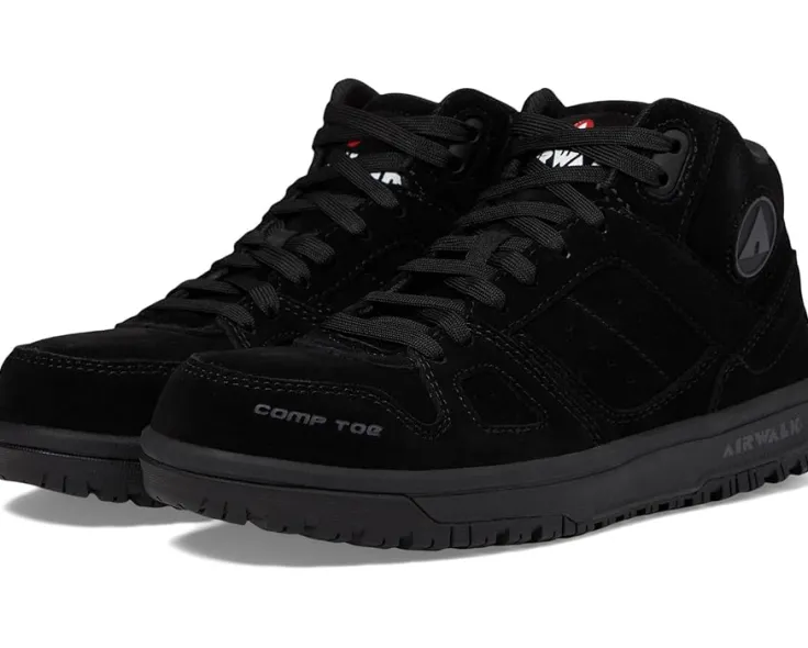 mongo_mid_comp_toe_eh_sr_0-1.webp Airwalk Work Composite Toe | Work & Safety Sneakers<Mongo Mid Comp Toe EH SR Black
