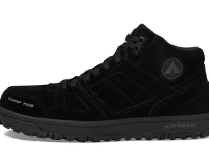 Airwalk Work Work & Safety Sneakers | Work Shoes<Mongo Mid Comp Toe EH SR Black