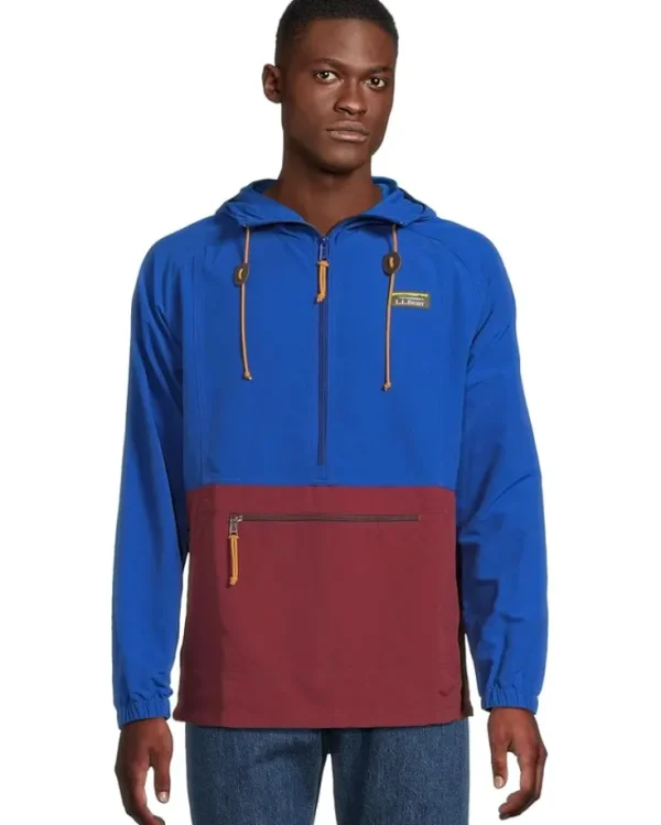 L.L.Bean Coats & Outerwear<Mountain Classic Anorak Color-Block Regular Regatta Blue/Deep Rosewood