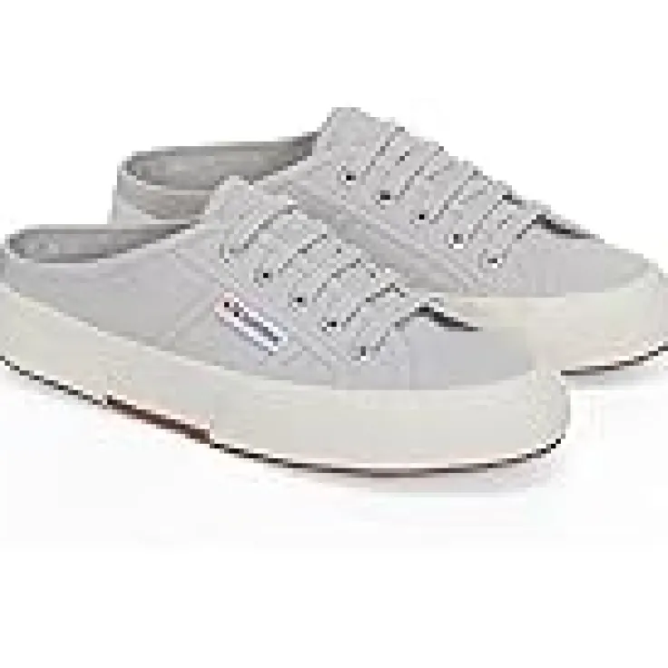 mule_0.webp Superga Mules<2402 Mule Grey Silver