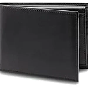 Bosca Wallets | Bags<Nappa Vitello Collection - Credit Wallet w/ ID Passcase Black Leather