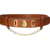 Lauren Ralph Lauren Belts<Natural Smooth Leather Flip Lock 40 Belt Wide Lauren Tan