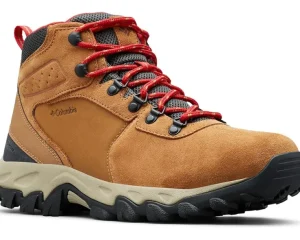 Columbia Hiking<Newton Ridge Plus II Suede Waterproof Dark Grey/Gold Amber