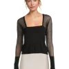 Free People Shirts & Tops<Night After Night Long Sleeve Black