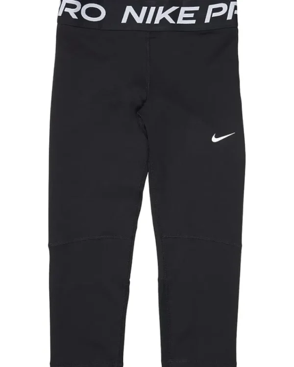 Nike Kids Pants<Nike Pro Capris (Little Kids/Big Kids) Black/White