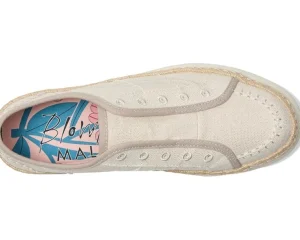 Blowfish Malibu Flats<No Chill Slip-On Cream/Silver Fabric