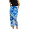 AllSaints Skirts<Nora Inspiral Skirt Electric Blue