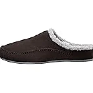 Deer Stags Slippers | Mules<Nordic Slipper Black Microsuede