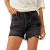 Free People Shorts<Now Or Never Denim Short Ecru