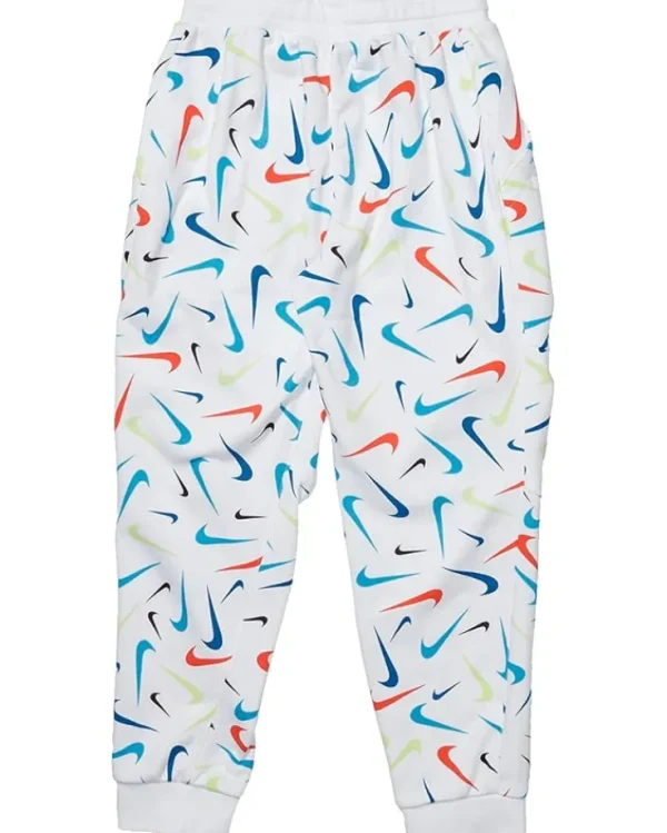 Nike Kids Pants<NSW Club Fleece Print Joggers (Little Kids/Big Kids) Black/White