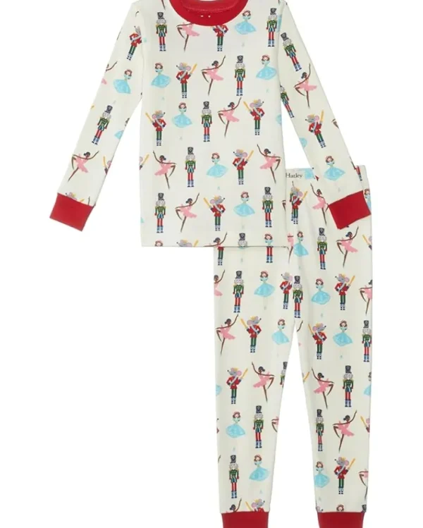 Hatley Kids Pajamas<Nutcracke Cotton Pajama Set (Toddler/Little Kids/Big Kids) Natural