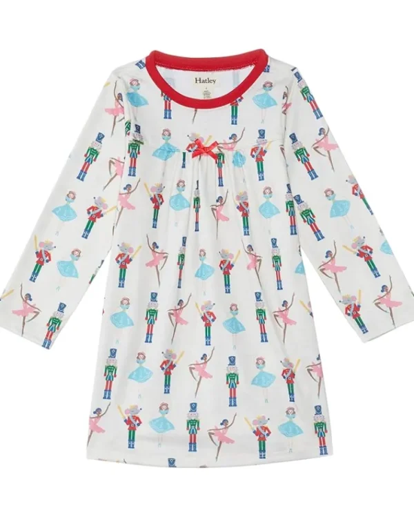 Hatley Kids Pajamas<Nutcracker Long Sleeve Nightdress (Toddler/Little Kids/Big Kids) Natural