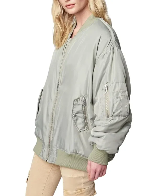 Blank NYC Coats & Outerwear<Nylon Bomber Auto Pilot