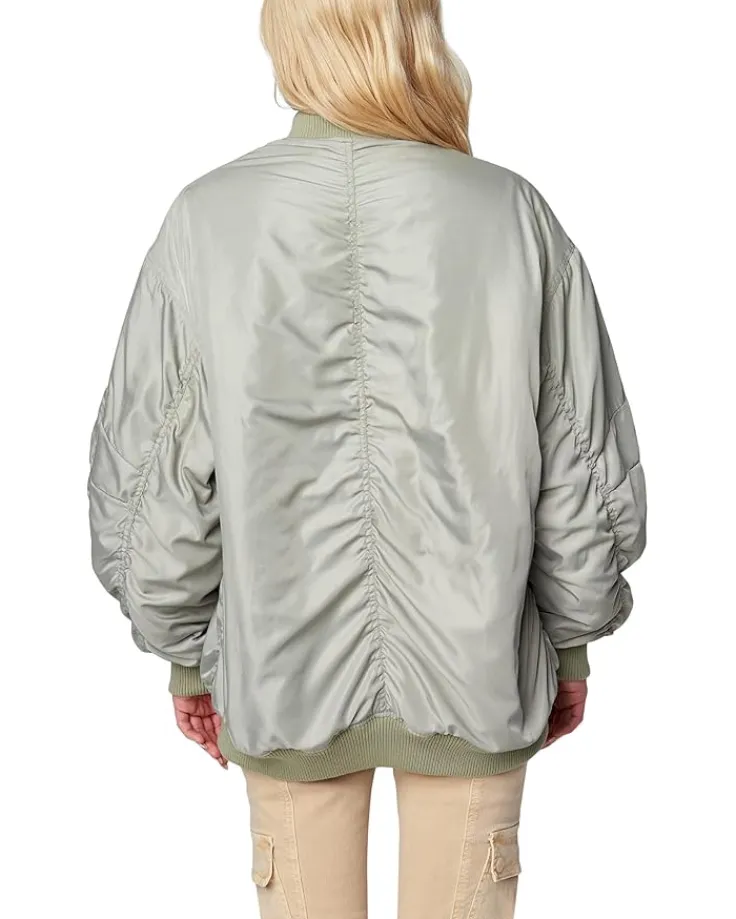 nylon_bomber_2.webp Blank NYC Coats & Outerwear<Nylon Bomber Auto Pilot