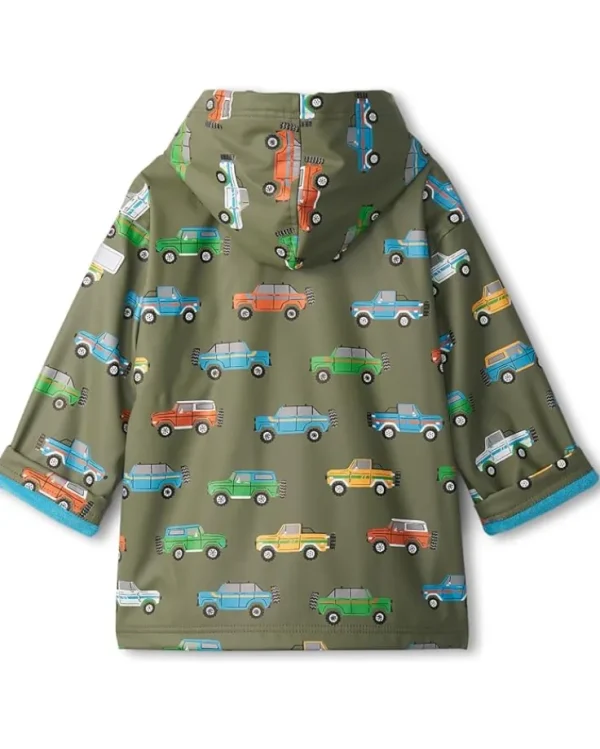 Hatley Kids Coats & Jackets<Off Roading Zip Up Rain Jacket (Toddler/Little Kid/Big Kid) Green
