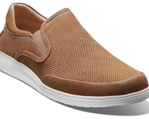 Samuel Hubbard Wide<Olema Slip-On Nutmeg Nubuck