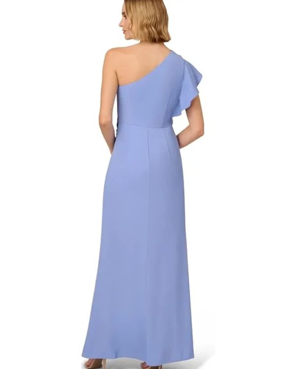Adrianna Papell Dresses<One-Shoulder Gown Peri Cruise