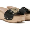Dr. Scholl's Comfort<Original Life Slide Sandal Black Leather