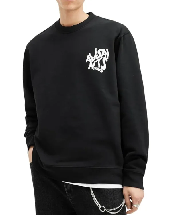 AllSaints Hoodies & Sweatshirts<Orlando Crew Jet Black