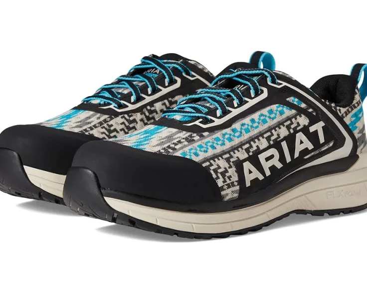 outpace_ct_0.webp Ariat Sneakers & Athletic<Outpace CT Turquoise Aztec