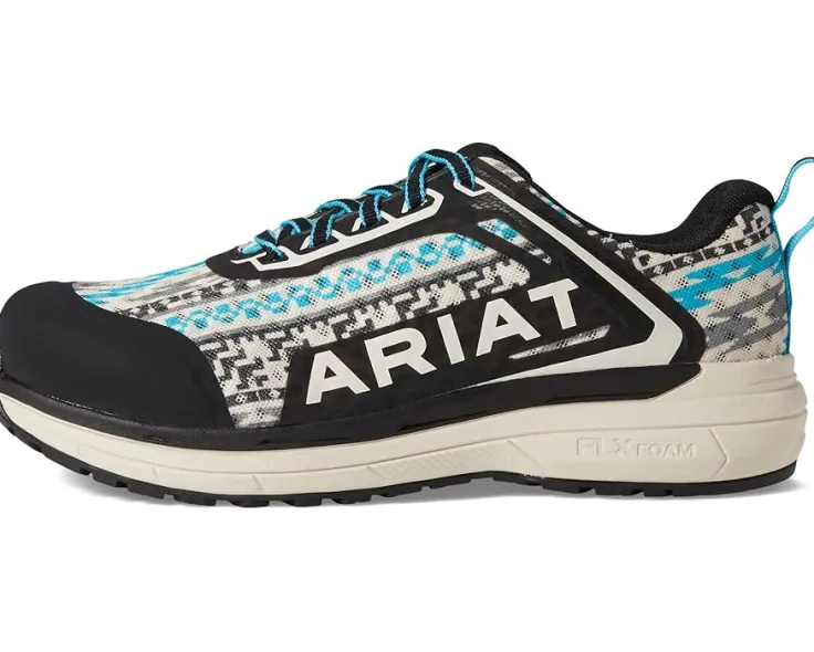 outpace_ct_3.webp Ariat Sneakers & Athletic<Outpace CT Turquoise Aztec