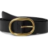 Madewell Belts<Oval Buckle Belt Coffee Bean
