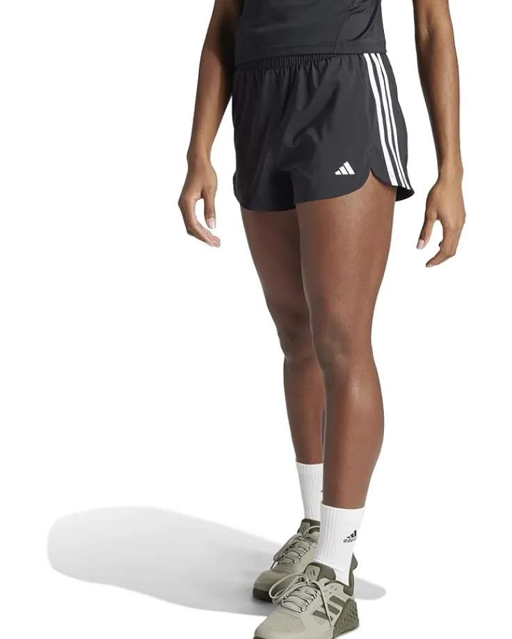 pacer_training_stripes_wo_0.webp adidas Shorts<Pacer Training 3-Stripes Woven High-Rise Shorts Black/White