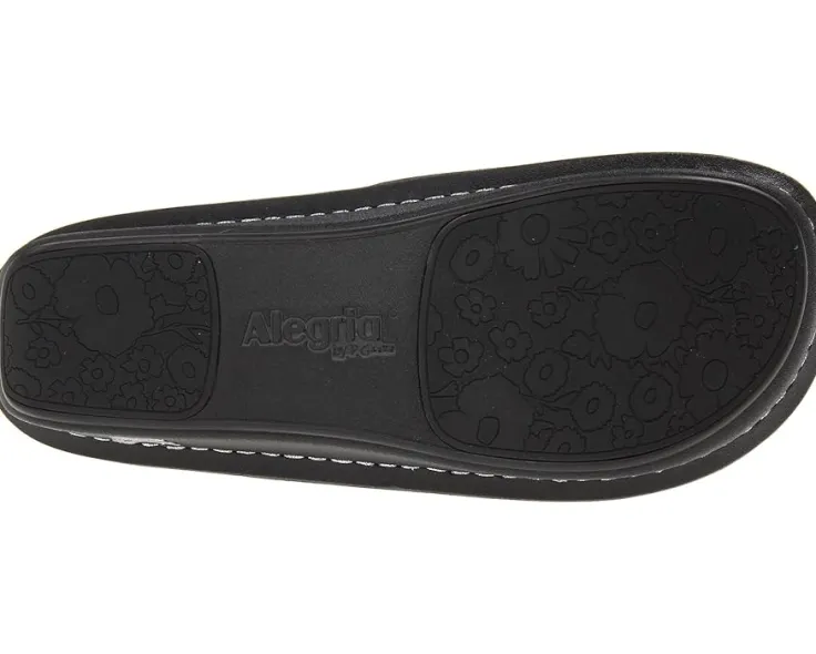 paloma_2.webp Alegria Flats<Paloma Black Embossed Rose